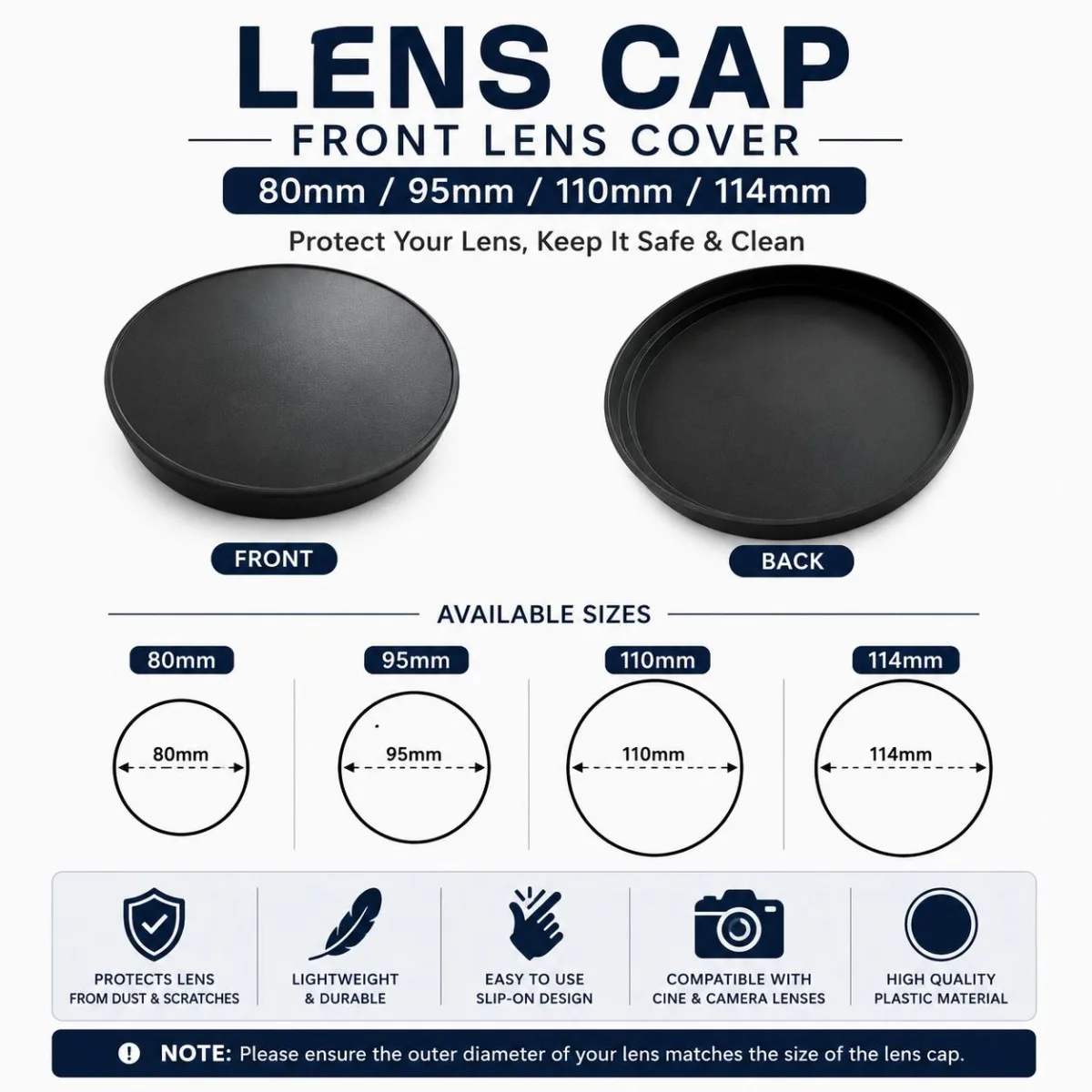 Lens Caps For Cinema Lens
