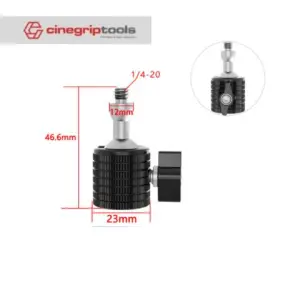 1/4inch Mini Ball Head female to male