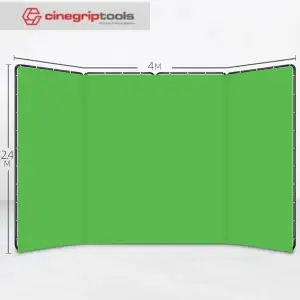 Background Cloth, Large Portable Photo Screen Background Stand Set ,Kain Background Backdrop Green Screen Set dengan Frame