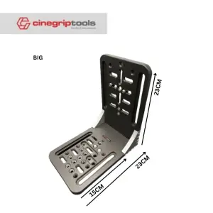 L Plate Quick release plate for Cinema Camera with 1/4 and 3/8 screw