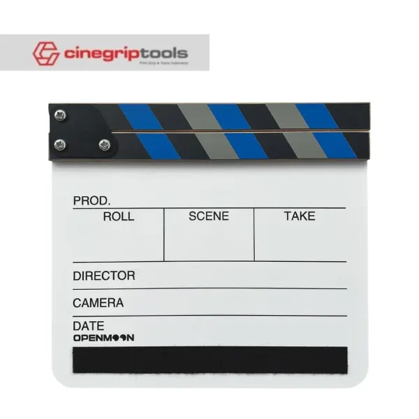 OPENMOON Clap Board - Clapper Board Slate with 68pcs Filter Tags on