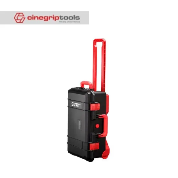 SMRITI S5129 (Pelican Copy) Pull Rod Protective Waterproof IP67 Tools Case With Pick and Pluck Foam - Black and Red
