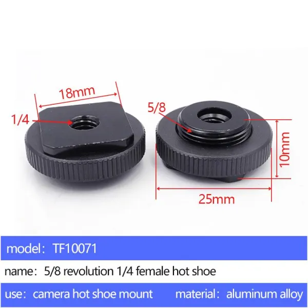 Camera shoe mount accessories TF10071