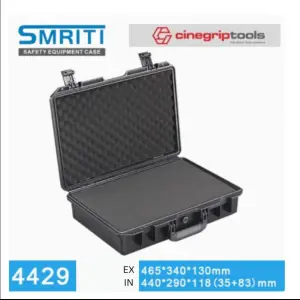 SMRITI S4429 Pull Rod Protective Waterproof IP67 Tools Case With Pick and Pluck Foam