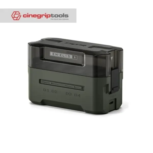 Tilta Portable Charging Station for EN-EL15C (4 Channel) – Green ( TBC-EL15-GN)