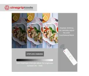 Available Light for Shooting Set with Remote LED Lamp Lampu Rumah