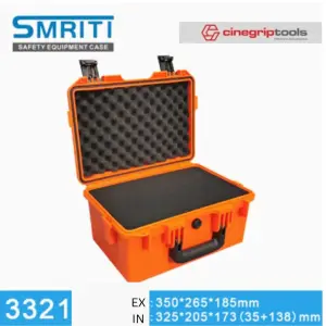 SMRITI S3321 Pull Rod Protective Waterproof IP67 Tools Case With Pick and Pluck Foam