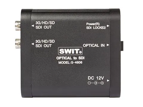 SWIT S-4606 OPTICAL to SDI Converter