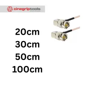 BNC plug to BNC plug 90Derajat (20/30CM)