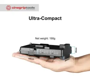 ZITAY Dual Channel V Mount Lock Smart Battery Charger with Type C 100W Quick Charge Adapter for V-Mount Battery