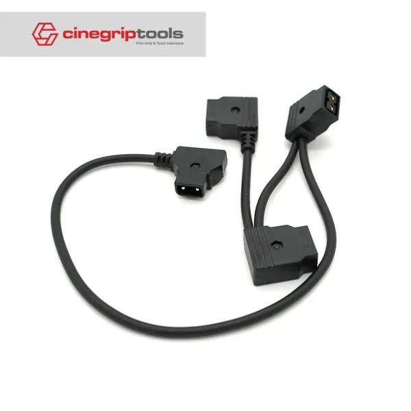 3-Port female D-tap P-Press for Male D-tap B Press Power Hub Adapter