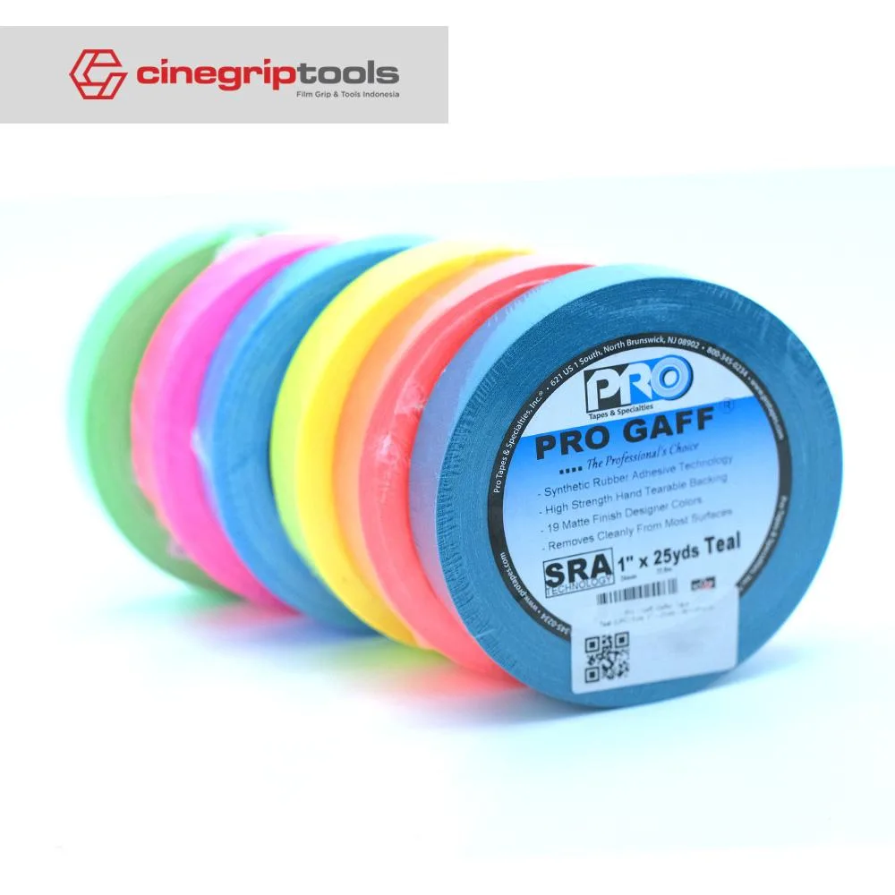 Pro Gaff, Gaffer Tape Fluorescent (UPC) Size: 1" x 25yds/2.4Cm x 23M