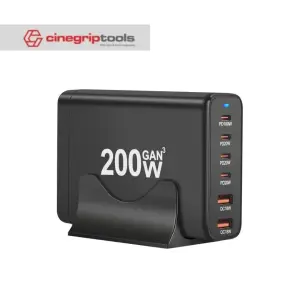 200W Charger Desktop Multi-Function Cinegriptools 4CA2