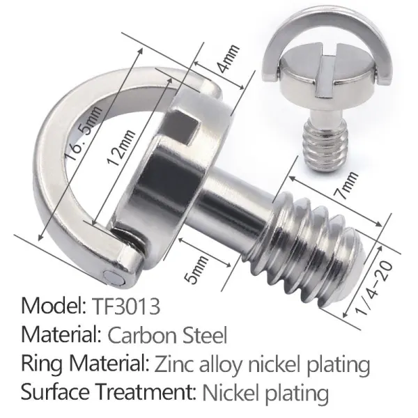 slotted flat ring quick-release screw TF3013