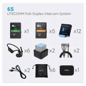 VAXIS LITECOMM Full-Duplex Intercom System 6S