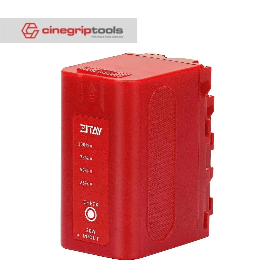 ZITAY NP-F750 Battery with USB C and USB A Ports Compatible with NP-F750, NP-F770, NP-F730 and Sony NP-F550, NP-F970, DCR-TRV820K, CCD-SC65, CCD-TRV815, DCR-TRV9, CCD-TRV82