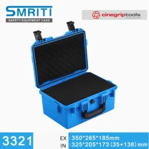 SMRITI S3321 Pull Rod Protective Waterproof IP67 Tools Case With Pick and Pluck Foam