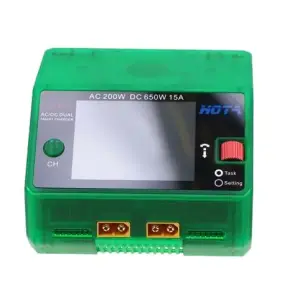 HOTA D6 Pro AC 200W DC 650W 15A*2 Dual Channel Lipo Charger Support Power Distribution 1-6S Battery Charger for RC Models Parts