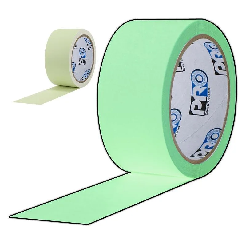 Pro - Glow in the Dark Tape-Green (UPC) Size: 1" x 10 yds/2.4Cm x 9.1M