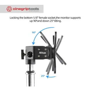 Nitze Adjustable Monitor Stand – Tilt + Swivel (JSQ-006B)