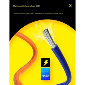 KABEL AWG SET 5METER 1007 ELECTRONIC PVC WIRE-5ROLL - PUTIH, ORANGE, COKLAT, ABU-ABU, UNGU