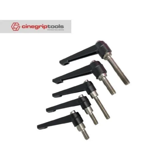 M8 Male 304 Stainless Steel Adjustable Handle Adjustable Knob Position and Tightening Screw