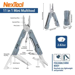 Nextool Mini Sailor S11 Multifunctional Pliers - Blue