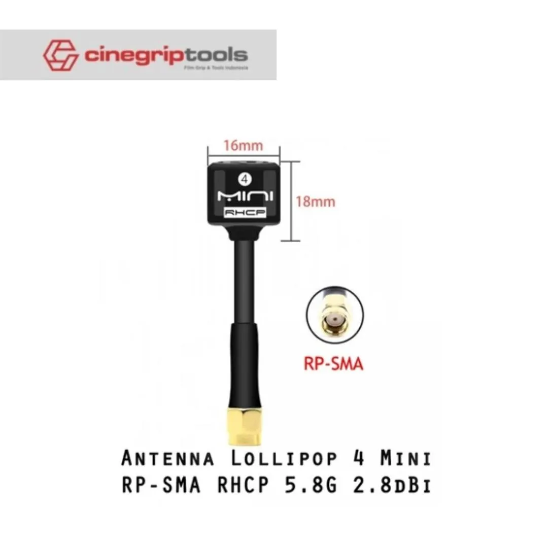 Mushroom Antenna 4 MINI 6cm RHCP Wireless transmission FPV (SMA/RP-SMA)
