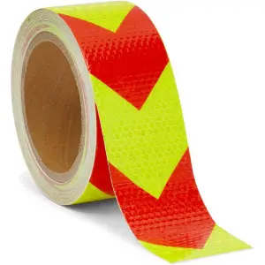 PVC warning / Reflective tape 50mm x 50m