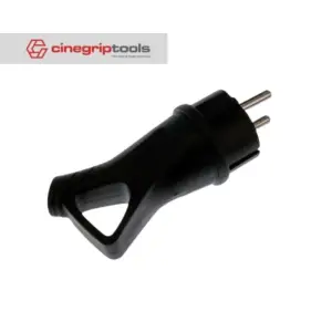 Schuko European Standard Two Round Waterproof Plug Docking Male and Female Rubber IP54 For DIY Power Cable Cord 16A 250V
