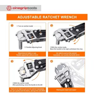 Nextool NE20362A Adjustable Wrench Pliers W40 - NE20362A