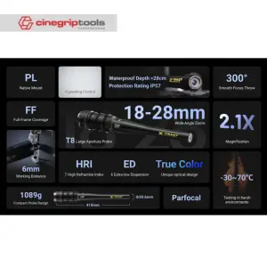 DZOFILM X-Tract 18-28mm T8 FF Macro Zoom