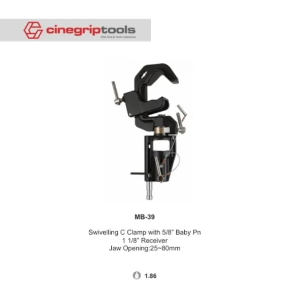 DearKoL Swiveling Pipe Clamp - Hanging Clamp