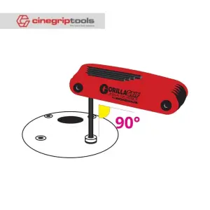 Kunci L lipat - GORILLA GRIP - BONDHUS - HF7M