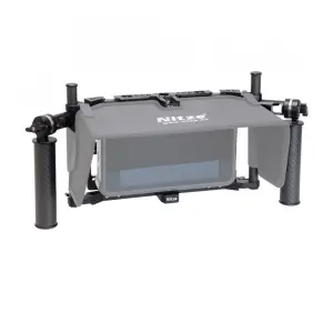 Nitze Single Director's Monitor Cage with Carbon Fiber Handgrips