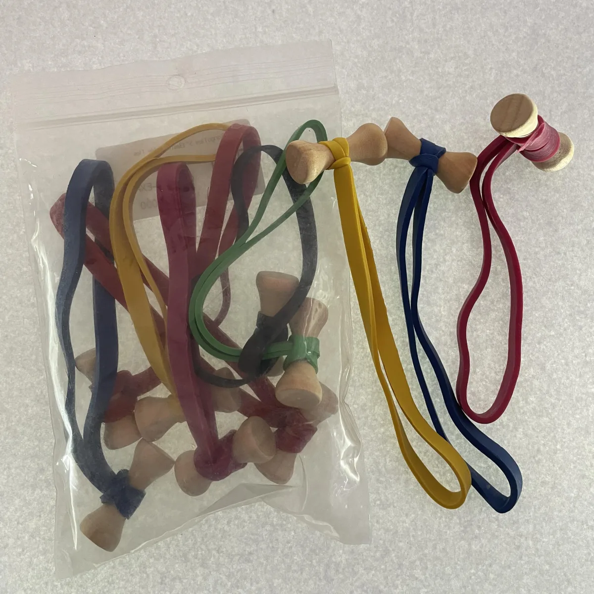 BongoTies 5" Elastic Cable Ties Colorful - 10 pcs per Pack