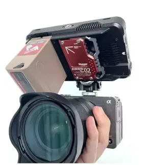 Vlogger Aluminum Alloy Cooling Hard Drive Box NINJA V suitable for 870SATA SSD Photographer
