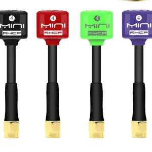 Mushroom Antenna 4 MINI- MALE- 6cm RHCP Wireless transmission FPV (SMA/RP-SMA)