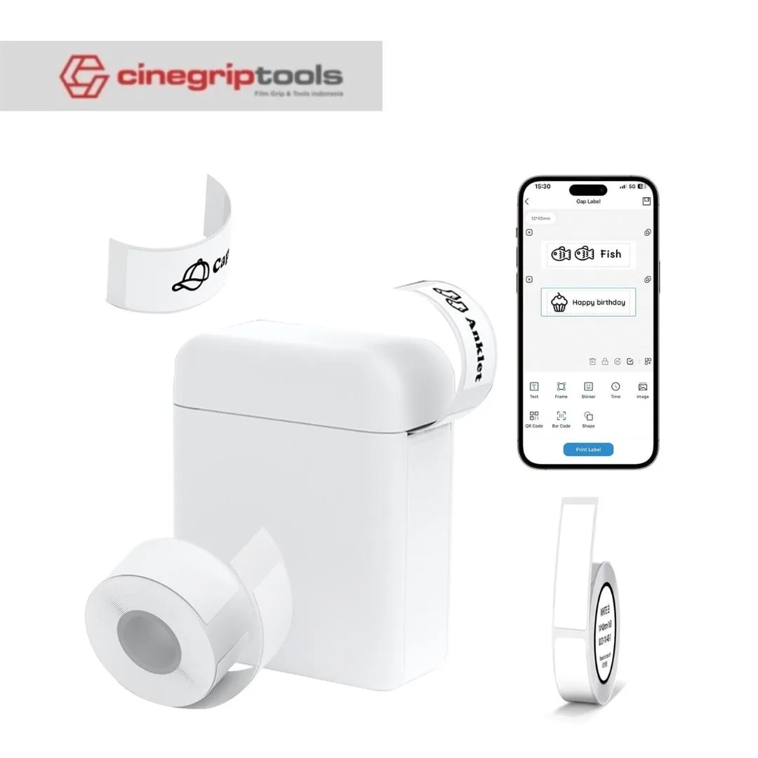 Mini Thermal Label Printer Portable Bluetooth Name Stickers