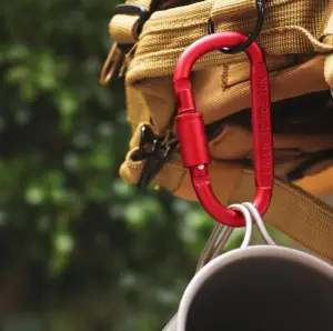 Backpack Multifunctional Mini Carabiner Tactical Hanging Buckle Aluminum Alloy (NOT FOR CLIMBING)