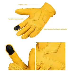 Goat Leather Gloves Grade AB Work Hand Protector - M