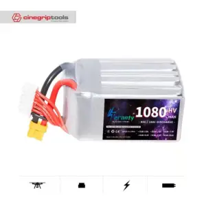 TERANTY 6S 22.8V LIHV BATTERY 1080MAH 80C XT60