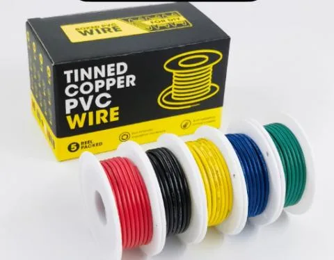 5METER 1007 PVC WIRE 18AWG-5ROLL - MERAH, HITAM, KUNING, BIRU, HIJAU
