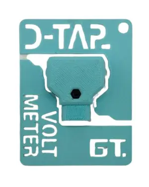 Male D-Tap Voltmeter