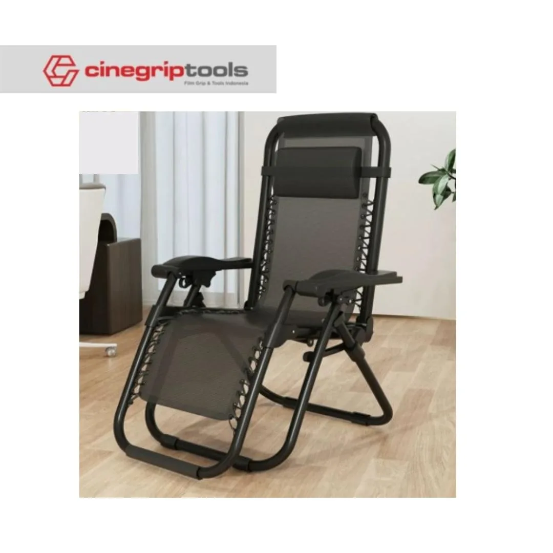 Talent agency client shooting chair folding relaxing recliner chair + 4D Breathable Cotton Pad