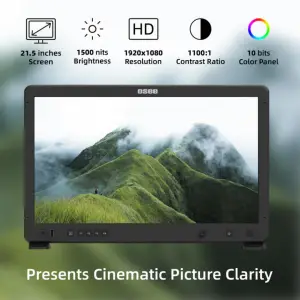 OSEE Mega 22S same like SWIT K21 - 21.5" HDR Production Monitor | 1500nits Camera Field Monitor for Studio & Live Broadcast | Waveform, Peaking & HDMI/SDI I/O
