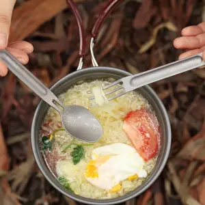 Nextool Sendok dan Garpu Titanium Tableware Set