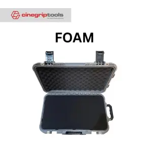 Cinegriptools HARDCASE (Pelican Copy) S5129 Pull Rod Protective Waterproof Tools With Pick and Pluck Foam