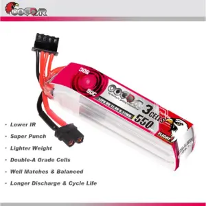 CODDAR LIHV 3S 550MAH 11.4V 90C XT30