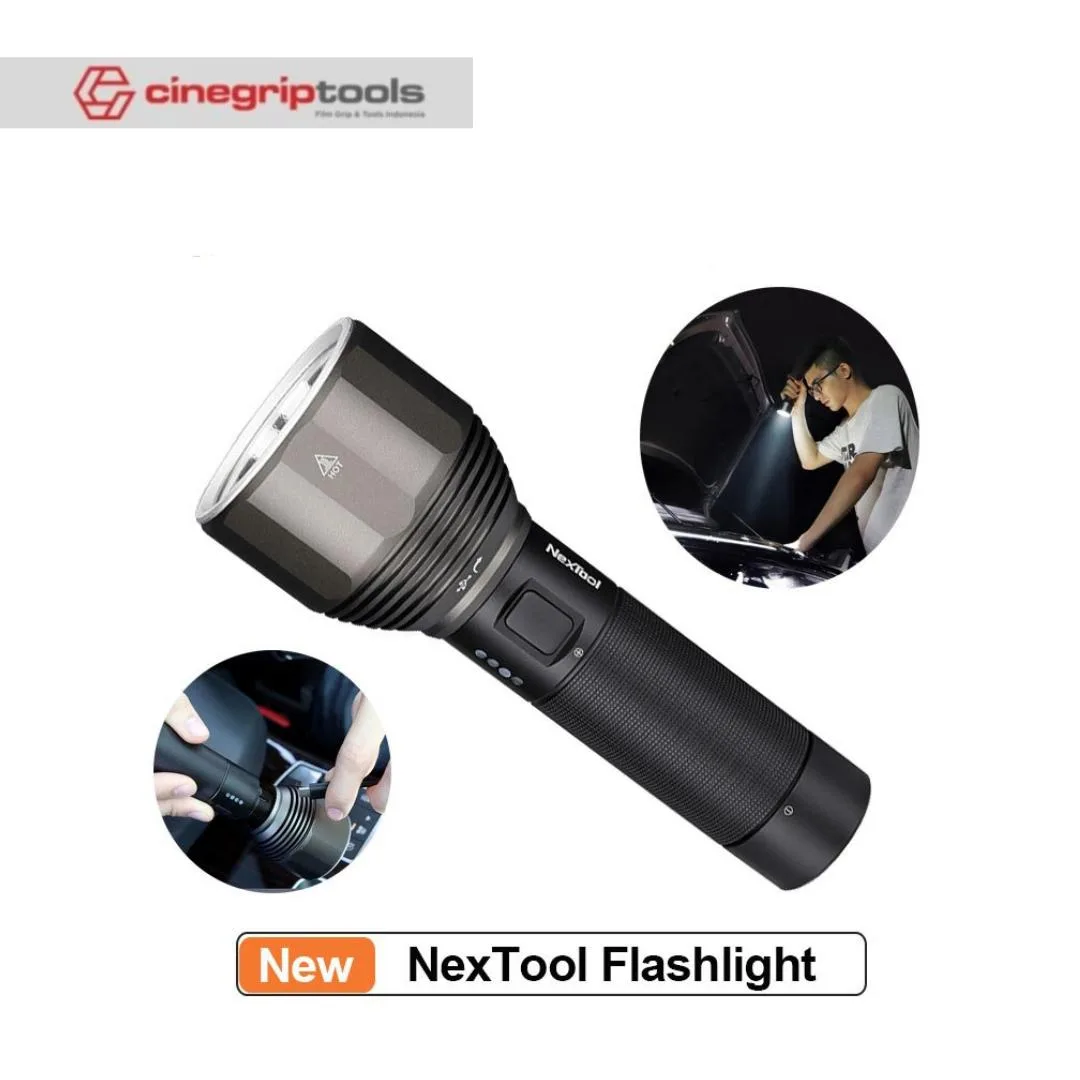 NexTool NE0126 Outdoor High Performance Flashlight 2000Lumens Rechargeable Light Camping Outdoor Waterproof